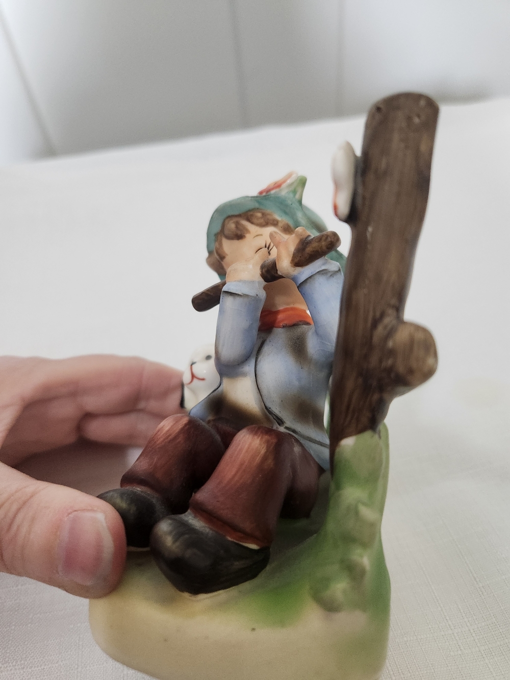 Napcoware Hand-Painted Boy with Dog Figurine - Picture 6 of 10